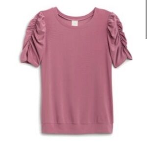 Kaileigh Camryn Ruched Sleeve Knit Top-Purple! Size XL! Women’s!!